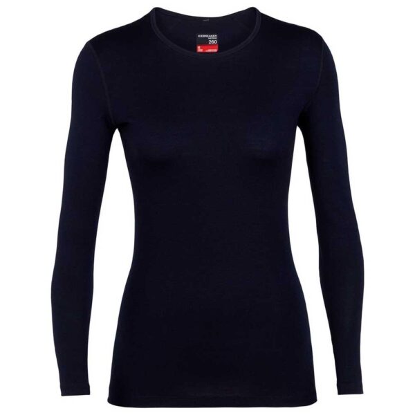 Icebreaker Camisola Interior Manga Comprida 260 Tech Crew Merino