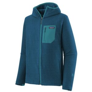 Patagonia Moletom com capuz R1 Air com zíper completo