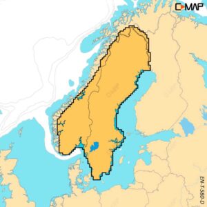 C-map Cartão Norway&Sweden Inland Discover