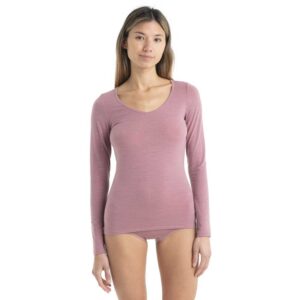 Icebreaker Camisola Interior Manga Comprida Siren Sweetheart Merino