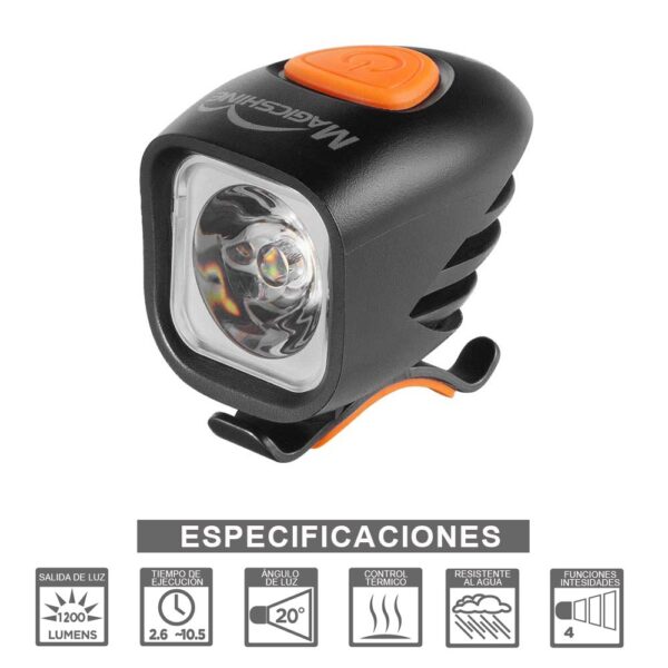 Magic shine Luz Dianteira MJ 900 - Imagem 7