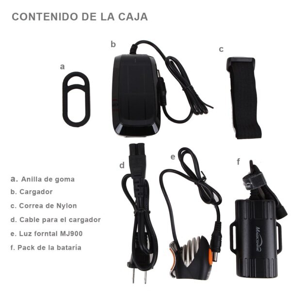 Magic shine Luz Dianteira MJ 900 - Imagem 6