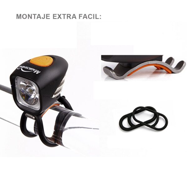 Magic shine Luz Dianteira MJ 900 - Imagem 3