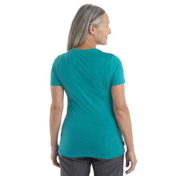 Icebreaker Camiseta De Manga Curta 150 Tech Lite II Camping Lines Merino - Imagem 2