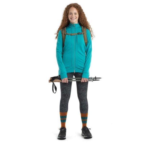 Icebreaker Camiseta De Manga Curta 150 Tech Lite II Camping Lines Merino - Imagem 7