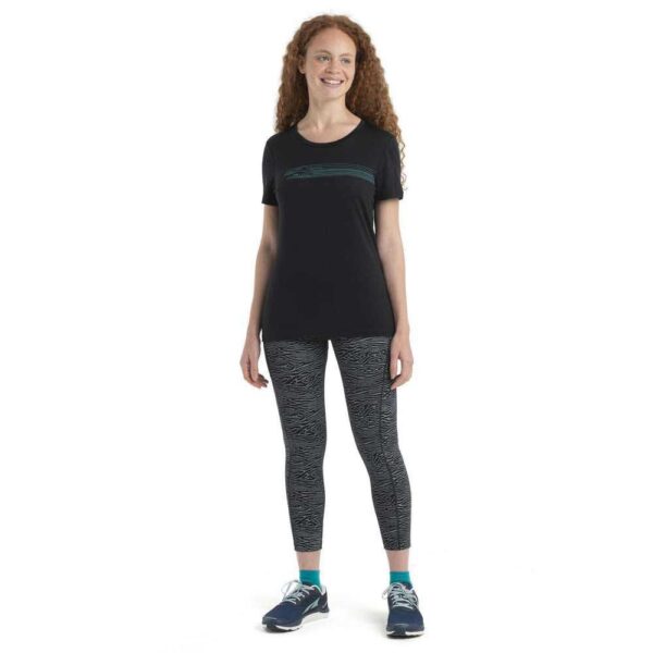 Icebreaker Camiseta De Manga Curta 150 Tech Lite II Camping Lines Merino - Imagem 5