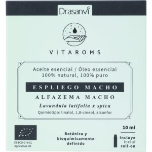 Drasanvi Óleo Essencial Orgânico De Lavanda Masculina Vitaroms 10ml