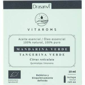 Drasanvi Óleo Essencial Orgânico De Tangerina Verde Vitaroms 10ml