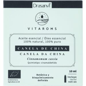 Drasanvi Óleo Essencial Orgânico De Canela Chinesa Vitaroms 10ml