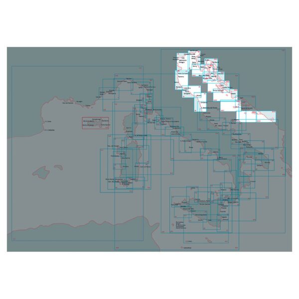 Istituto idrografico Cartas Marítimas Po Di Goro-Punta Tagliamento