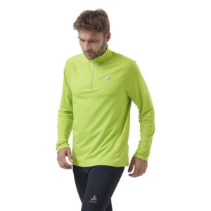 Odlo Camiseta Com Meio Zíper Essential Ceramiwarm