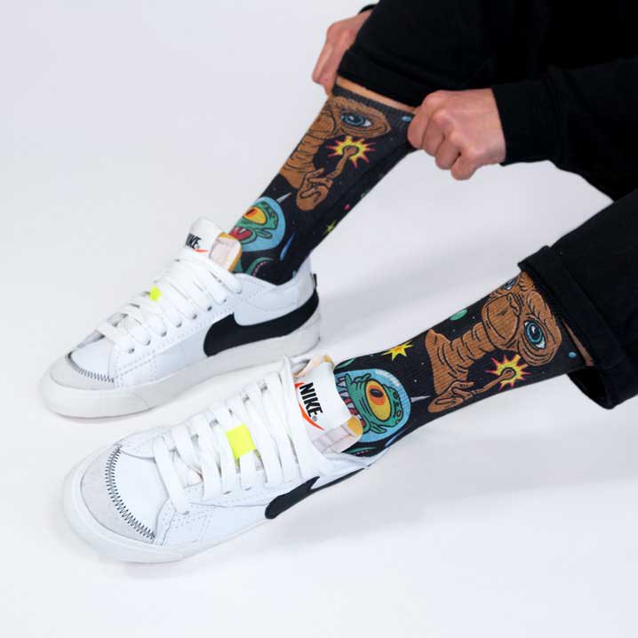 Pacific socks Meias Médias Lovely Martians - Imagem 3