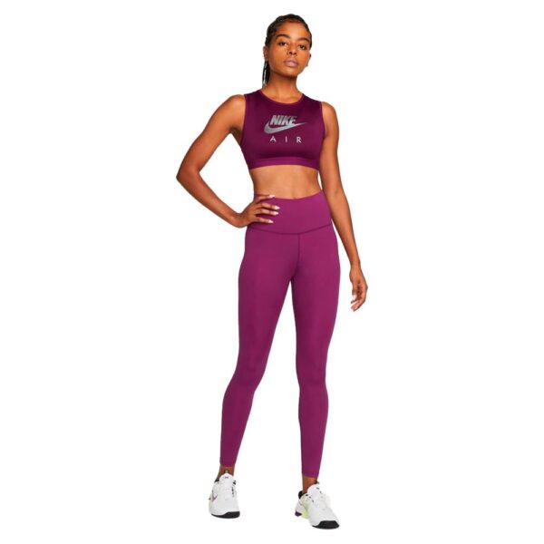 Nike Sutiã Esportivo De Gola Alta Com Almofada De Suporte Médio Air Dri Fit Swoosh - Imagem 4
