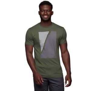 Black diamond Camiseta Manga Curta Block Print Mountain