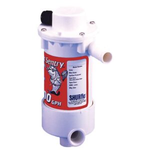 Shurflo Bombear Bait Sentry Dual Port Livewell 1100 GPH
