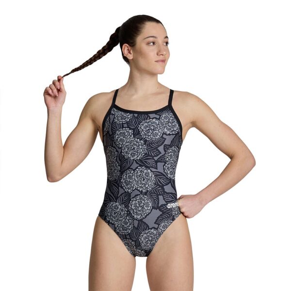 Arena Roupa De Banho Hydrangea Bouquet Challenge Back - Imagem 3
