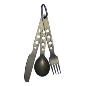 Sea to summit Alumínio Alphaset 3 Peças Talheres Definir