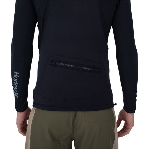 Hurley Camiseta De Surf De Manga Curta Com Capuz Coast Guard - Imagem 3