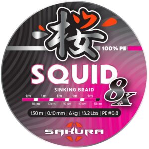 Sakura Trançado Squid 8 150 M