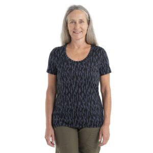 Icebreaker Camiseta De Manga Curta 150 Tech Lite II Glaci Cam Merino