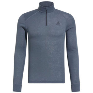Odlo Top Active Warm Eco Bl Gola Tartaruga L/S Meio Zíper
