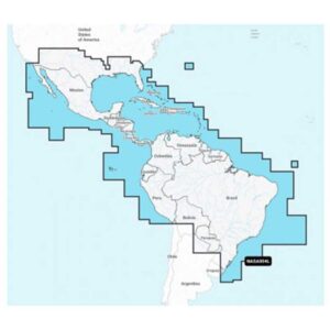 Navionics México Caribe Para Brasil SA NASA004L-004L-Regular Mapa