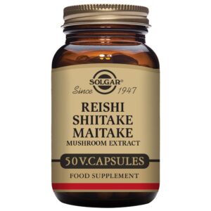 Solgar Reishi. Shiitaké. Maitaké 50 Unidades