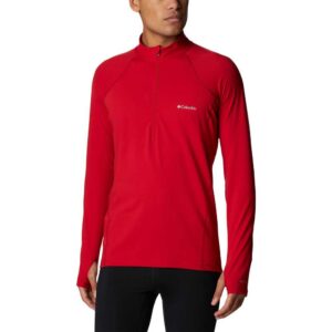Columbia Camiseta Manga Longa Meio Zíper Midweight Stretch