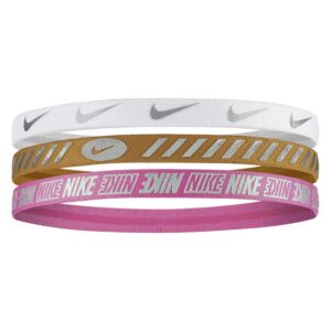 Nike Fita Cabeça 3.0 Metallic 3 Unidades