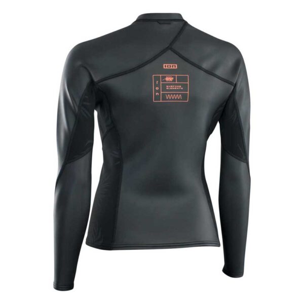 ION Rashguard Feminino Manga Longa Com Zíper Completo Neo Top Skin 2 mm - Imagem 2
