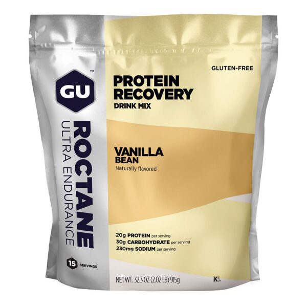 GU Recuperação De Proteínas Roctane 930g 15 Porções Baunilha