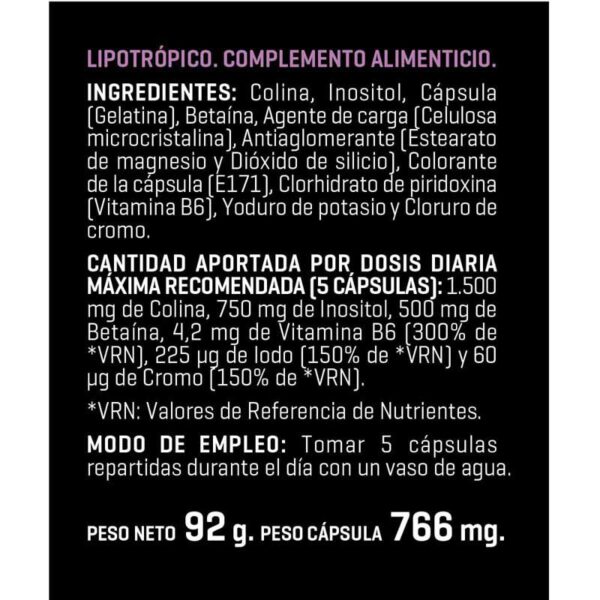 Powergym Lipotropico Caps 120 Unidades - Imagem 2