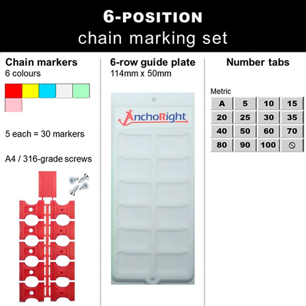 Anchoright Kit De Marcadores De Corrente 10 mm - Imagem 7