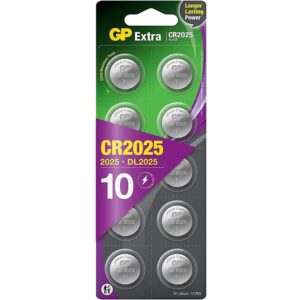 Gp batteries Bateria De Botão Cr2025 10 Unidades