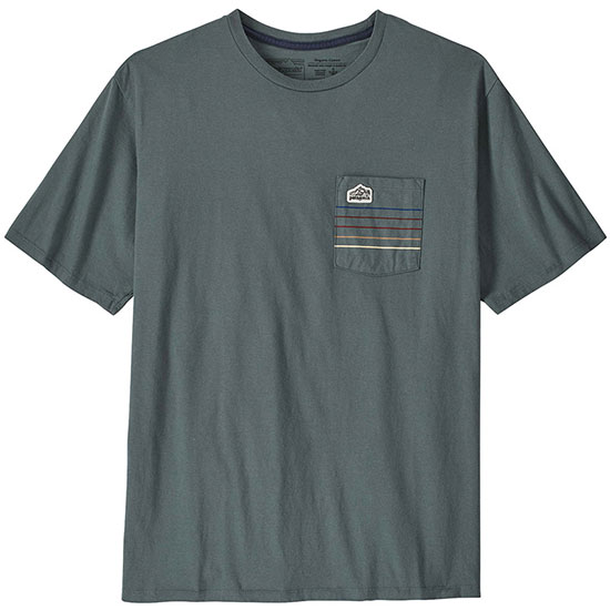 Patagonia Line Logo Ridge Stripe Org T com Bolso