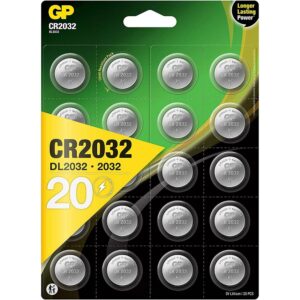 Gp batteries Bateria De Botão 8716778919841 Cr2032 Lithium Button Cells 3 V 20 Unidades