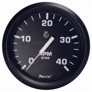 Faria Tacômetro Euro Tach 4000RPM Diesel Mag