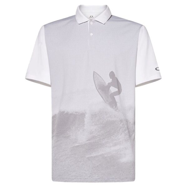 Oakley Polo Manga Curta Jacquard Printed