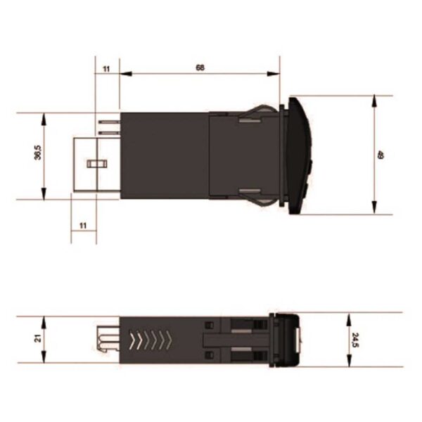 Oem marine Interruptor Dos Limpadores 2 - Imagem 2