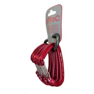 Qi´roc Mosquetão Wifi Straight Clip+Mini 6 Unidades