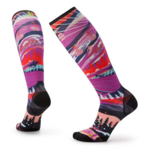 Smartwool Almofada Ski Zero Estampa Skication sobre a sola da panturrilha