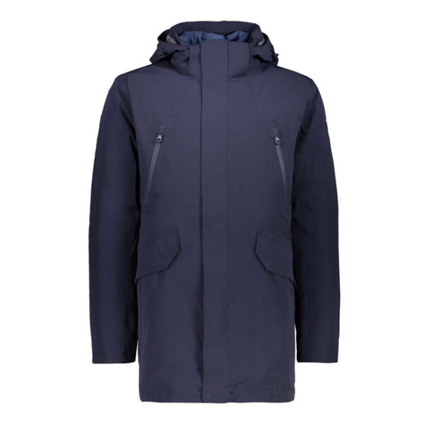 cmp MAN PARKA ZIP HOOD Black Blue