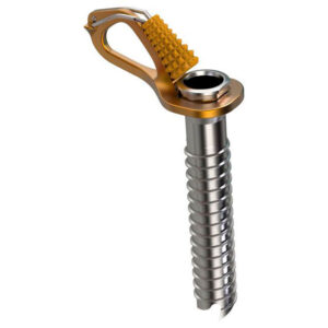 blue ice Aero Ice Screw Yellow 13cm