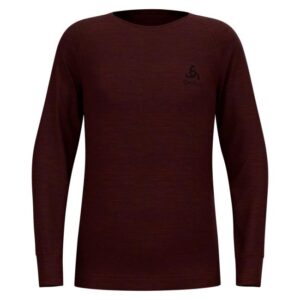 odlo BL TOP CREW LS MERINO 200 Fudge