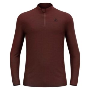 odlo BL TOP TURTLE LS HZ MERINO 200 Fudge