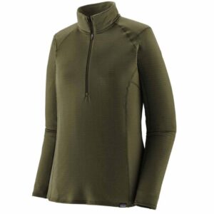 patagonia WS CAP TW ZIP NECK Pine Needle Green