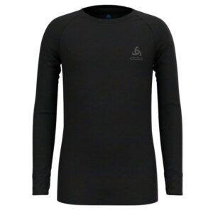 odlo BL TOP CREW LS MERINO 200 KIDS Black