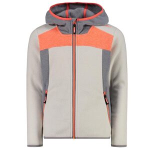 cmp KID G JACKET FIX HOOD bco gesso