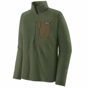 patagonia MS R1 AIR ZIP NECK Torrey Pine Green