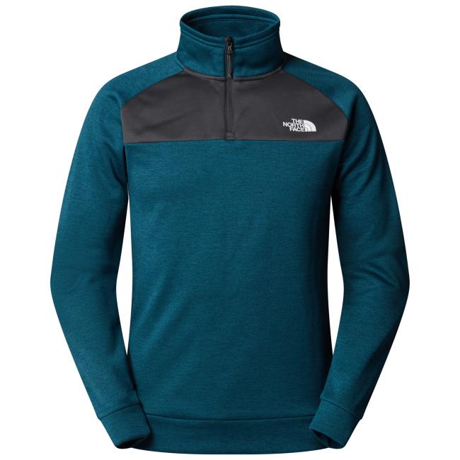 the north face M REAXION 1/4 ZIP FLEECE Midnight Petrol